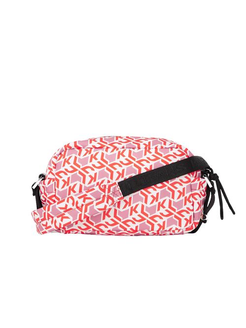 Borsetta rossa in poliammide intrecciato Karl Lagerfeld jeans | A2W3022410X